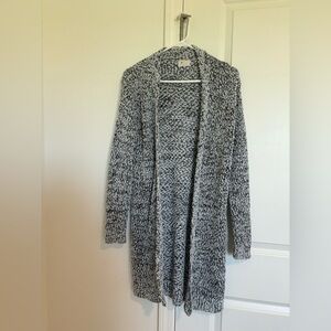Cozy Gray Knit Cardigan